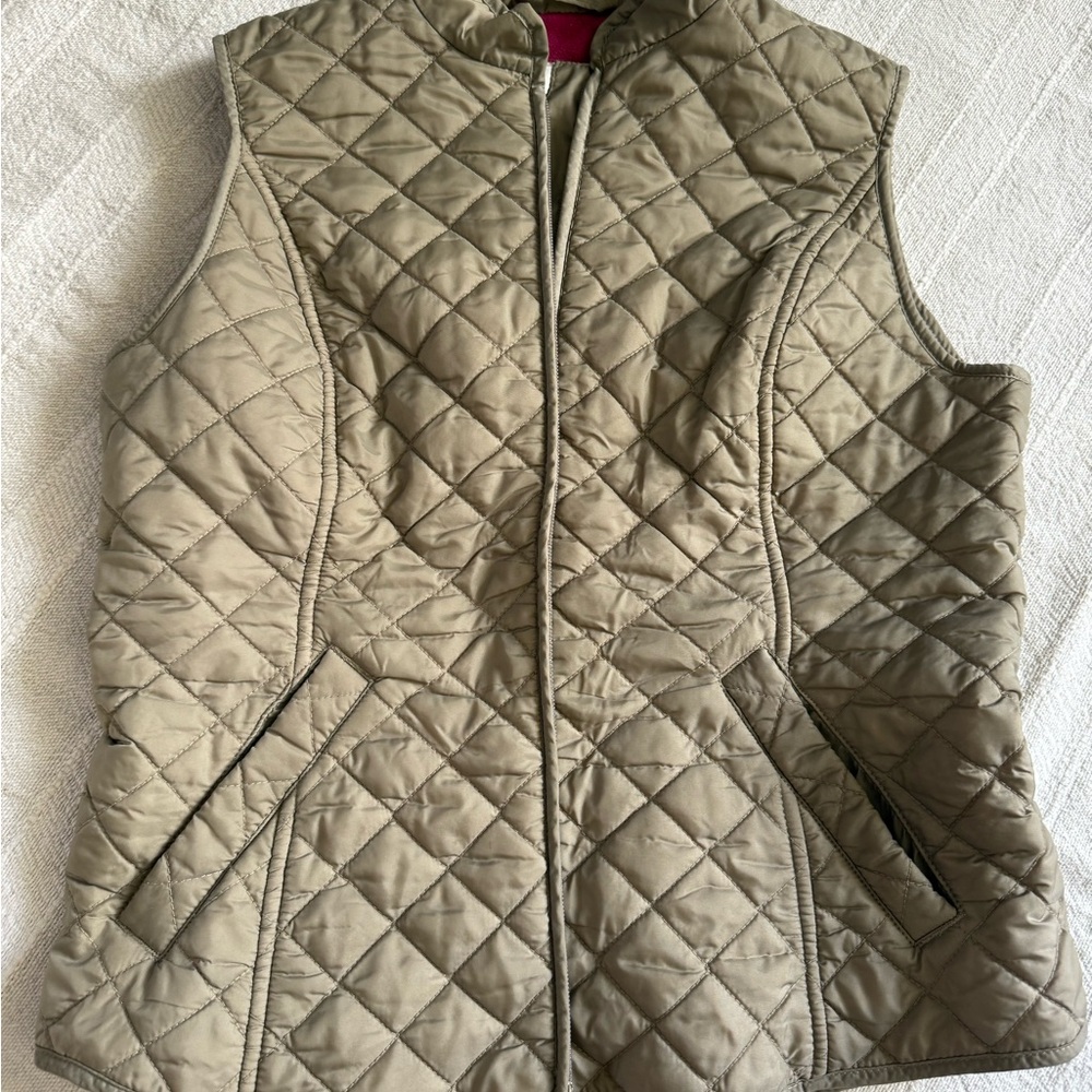 Van Heusen Quilted Beige Women's Vest
